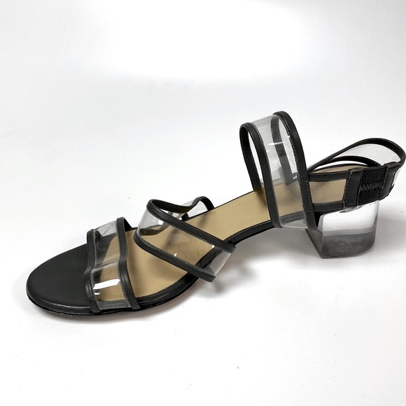 Rich Erani Shoes - Ritch Erani NYFC Sandel-Gray/Clear-Size 8.5